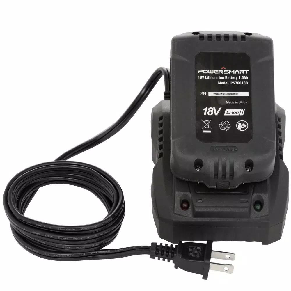 PowerSmart 20V Cordless Handheld Blower Kit with 1.5Ah Battery and Charger, 117 MPH, 85 CFM