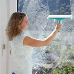 Unbranded Leifheit Click System Telescoping Window Squeegee and Microfiber Washer Head thumbnail 2