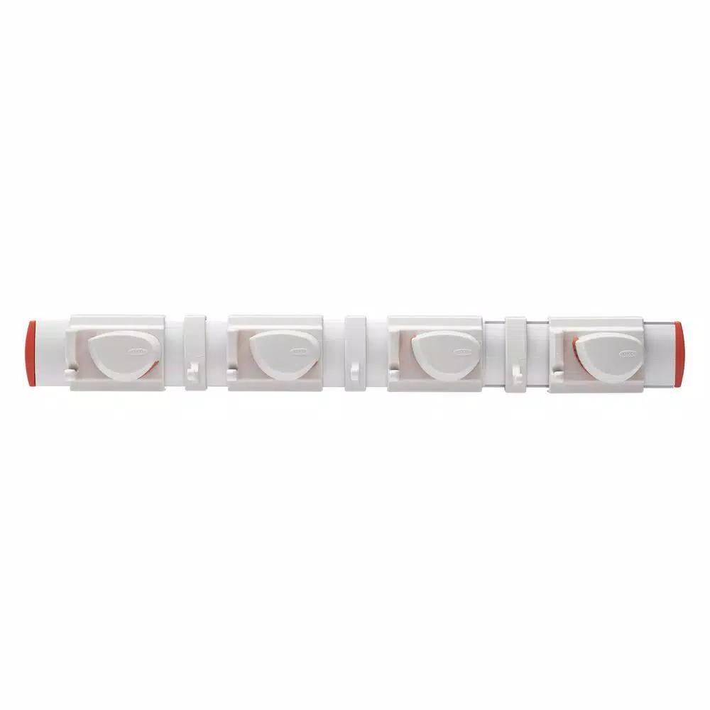 OXO Good Grips Expandable Wall-Mounted Organizer and Broom Mop Holder