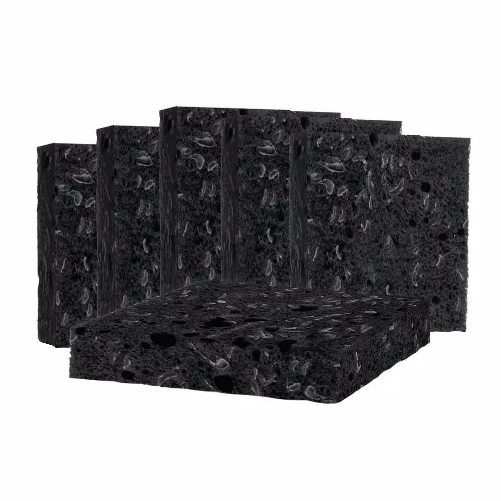 Grease Beast Hands Soap-Infused Heavy-Duty Odor and Bacteria Resistant Scrub Sponge, 6-Pack