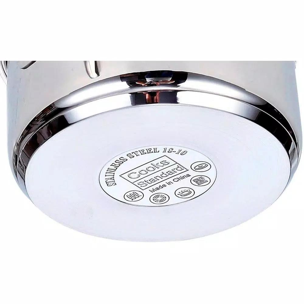 Cooks Standard Classic 10-Piece Stainless Steel Cookware Set with Induction Compatibility