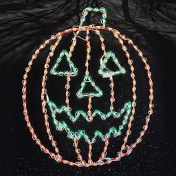 HOLIDYNAMICS HOLIDAY LIGHTING SOLUTIONS Holidynamics 44 in. Lighted LED Jack-O-Lantern Halloween Yard Decoration thumbnail 1