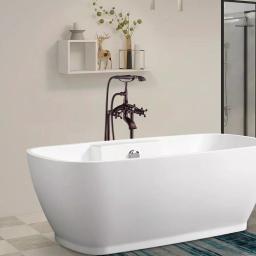 Vanity Art 40 in. Single-Handle Claw Foot Tub Faucet with Hand Shower, Oil Rubbed Bronze thumbnail 5