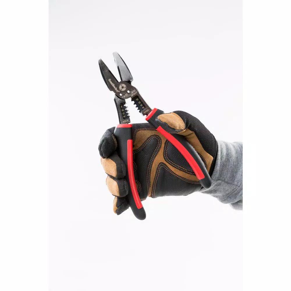 Southwire 8 in. Linesman Multi-Tool Pliers, 6-in-1 Cutting Pliers