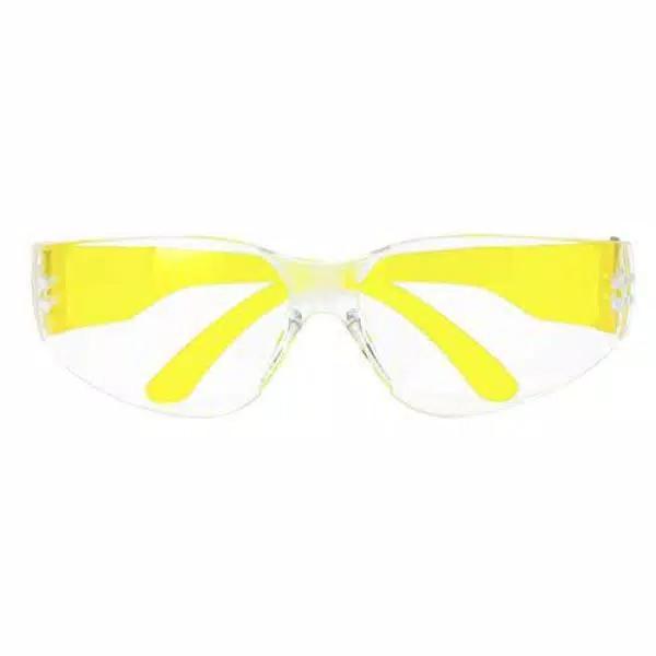 Safe Handler Hyline Safety Glasses with Anti-Scratch Clear Lenses, 12-Pair Assorted Color Pack