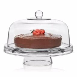 Libbey Selene 2-Piece 6-in-1 Versatile Glass Server and Appetizer Tray Set thumbnail 3