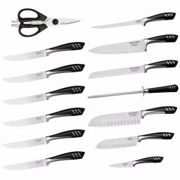 Top Chef Officially Licensed 15-Piece Stainless Steel Knife Set with Wood Block thumbnail 2