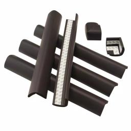 Safety 1st Foam Fireplace Hearth Bumper Guards, Taupe thumbnail 2