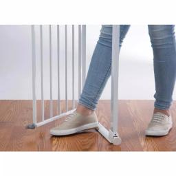 Safety 1st Flat Step 30 in. Pressure-Mounted Child Safety Gate, White thumbnail 3