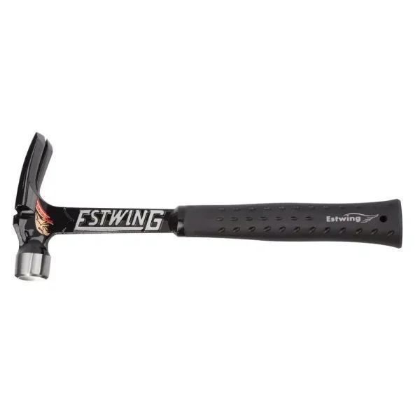 Estwing 15 oz. Ultra Short Handle Rip Claw Hammer with Black Vinyl Shock Reduction Grip