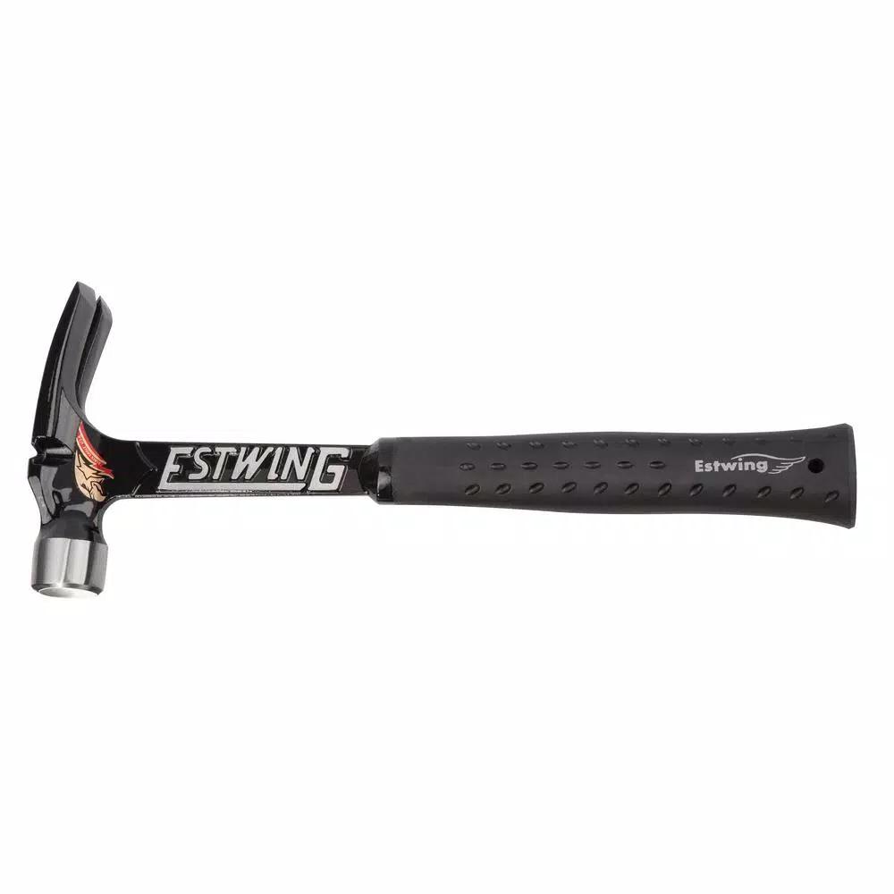Estwing 15 oz. Ultra Short Handle Rip Claw Hammer with Black Vinyl Shock Reduction Grip