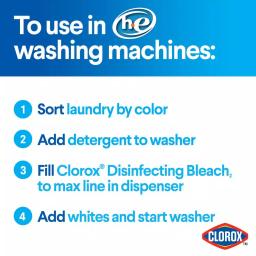Clorox Regular Concentrated Liquid Bleach, 121 oz (2-Pack) thumbnail 9