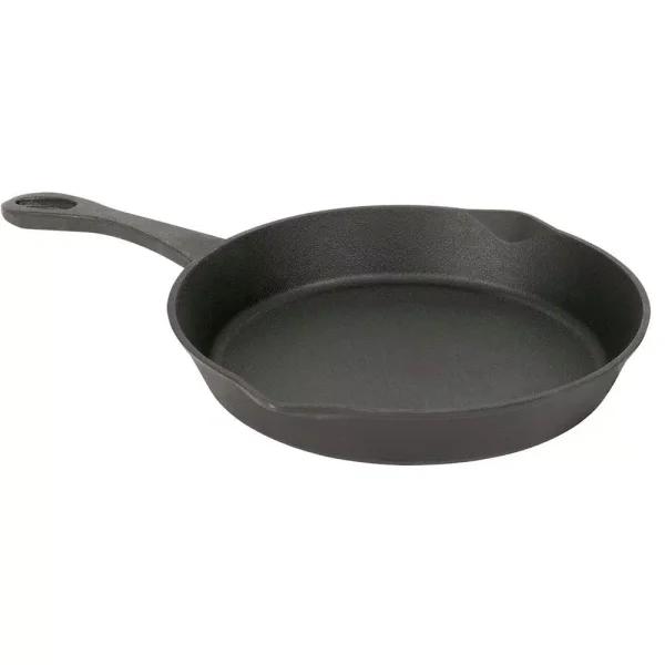 Bayou Classic 10 in. Cast Iron Skillet, Pre-Seasoned Black Cookware