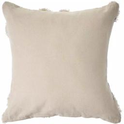 LR Home 20x20 Off White and Blue Tufted Geometric Throw Pillow - Southwestern Winter Paradise thumbnail 4