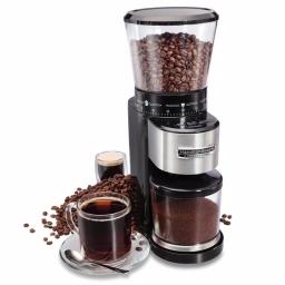Hamilton Beach Professional Conical Burr Digital Coffee Grinder, 39 Grind Settings, Black & Stainless Steel thumbnail 4