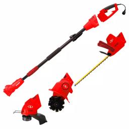 Sun Joe 4.5 Amp Electric Multi-Tool Lawn Care System with String Trimmer, Hedge Trimmer, and Tiller thumbnail 1