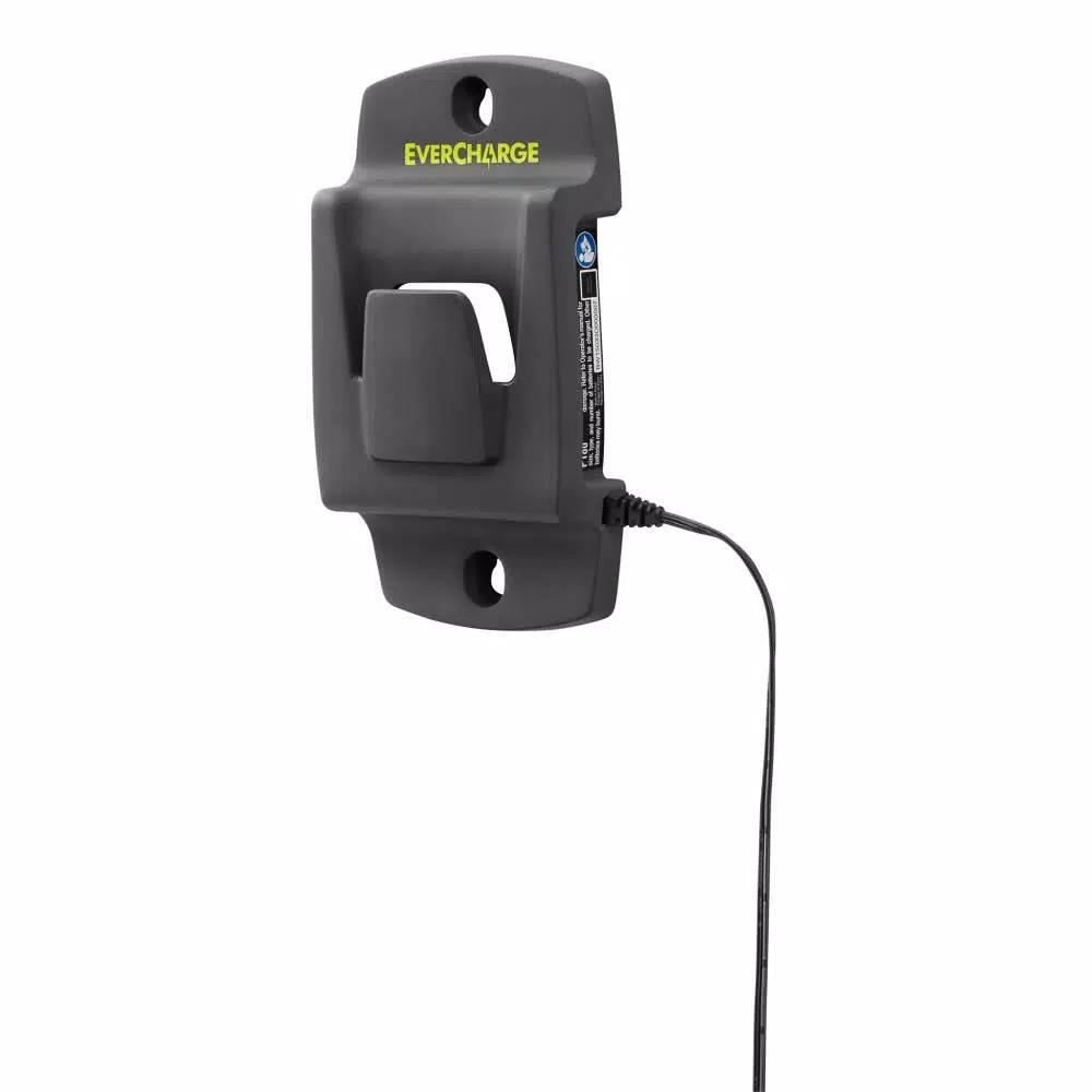 RYOBI 18V ONE+ Cordless LED Area Light Kit with EVERCHARGE Wall Mount Adaptor, 2.0 Ah Battery & Charger