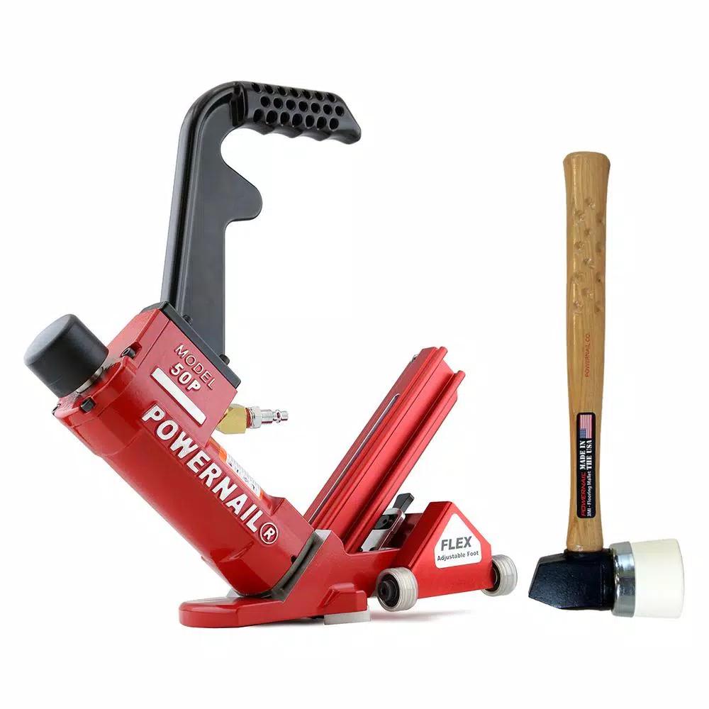 POWERNAIL 50P FLEX Pneumatic 18-Gauge Hardwood Flooring Cleat Nailer
