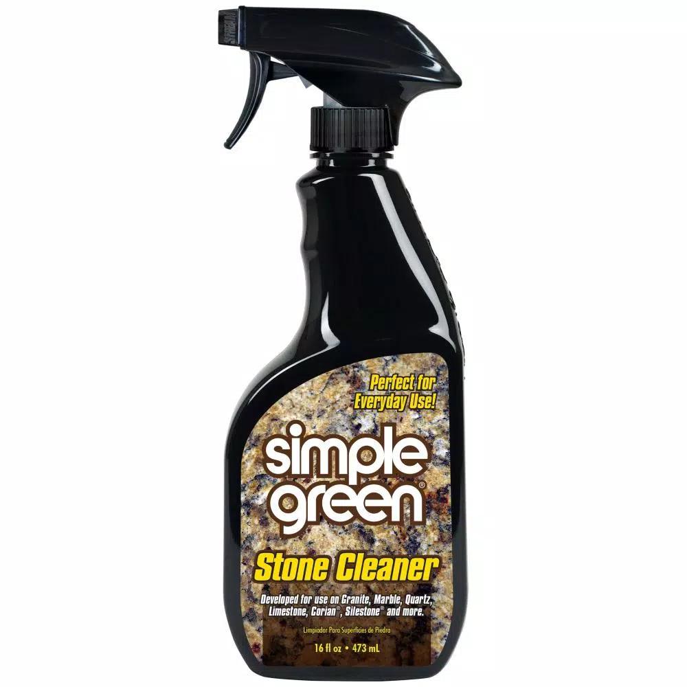 Simple Green Stone Cleaner, 16 oz. Liquid Formula for Marble, Granite, and Quartz