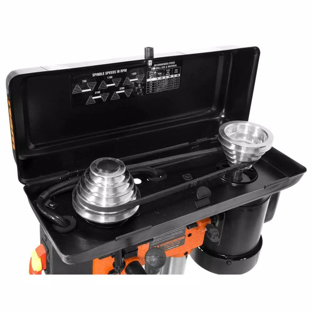 WEN 8 in. 5-Speed Cast Iron Benchtop Drill Press, 2.3 Amp