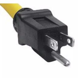 Hilti 15 Amp to 20 Amp NEMA Adapter, Yellow Rubber Construction thumbnail 2