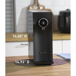 Cuckoo Tankless Countertop Water Purifier & Dispenser - 3-Stage Filtration, Black thumbnail 6