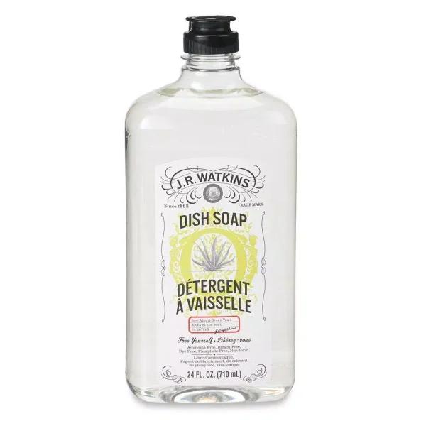 J.R. Watkins Aloe and Green Tea Concentrated Dish Soap, 24 oz