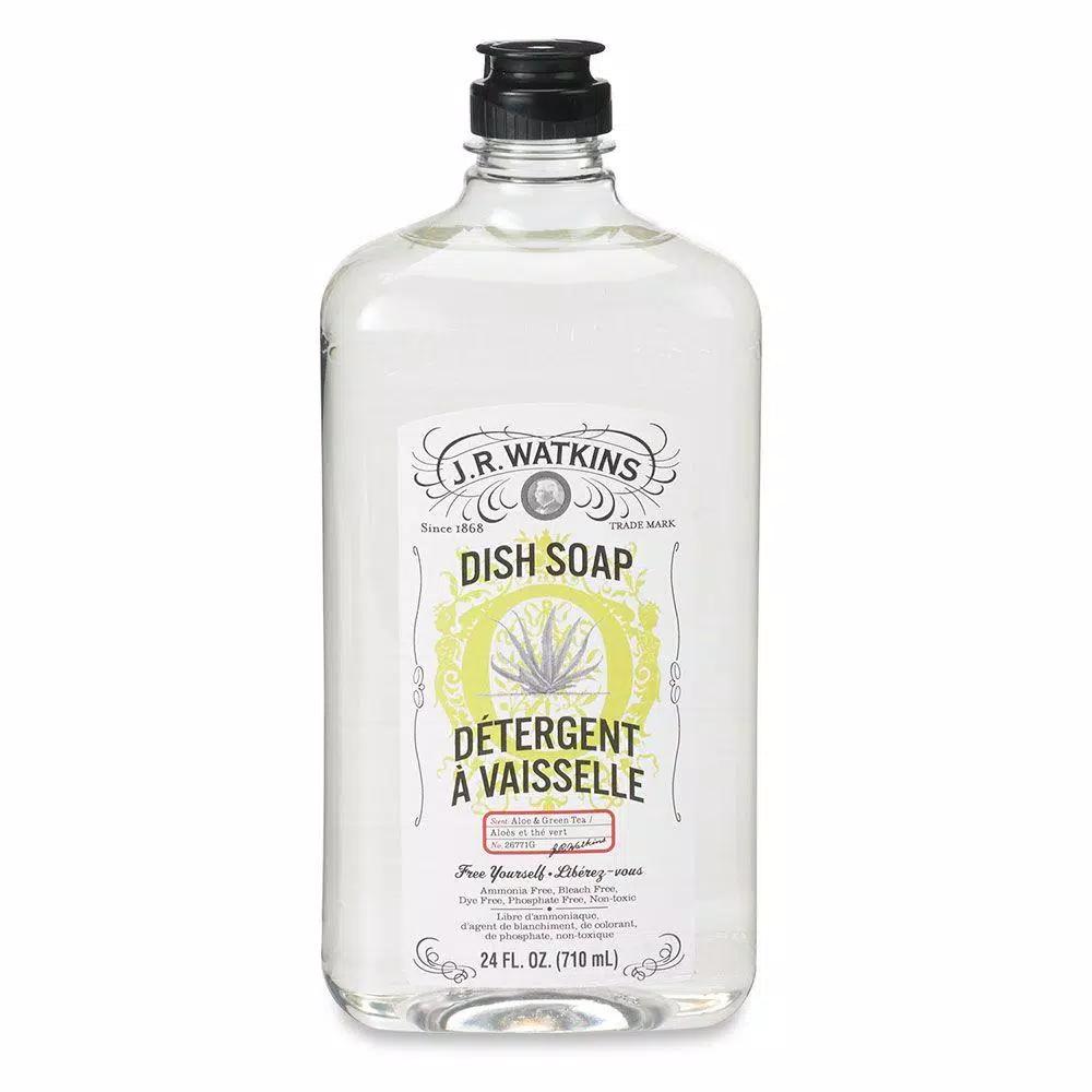 J.R. Watkins Aloe and Green Tea Concentrated Dish Soap, 24 oz