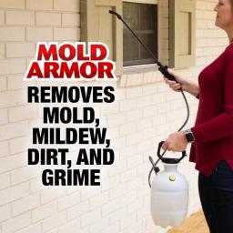 Mold Armor E-Z House Wash 1 Gal. Mold and Mildew Remover, Bleach-Based Outdoor Cleaner thumbnail 6