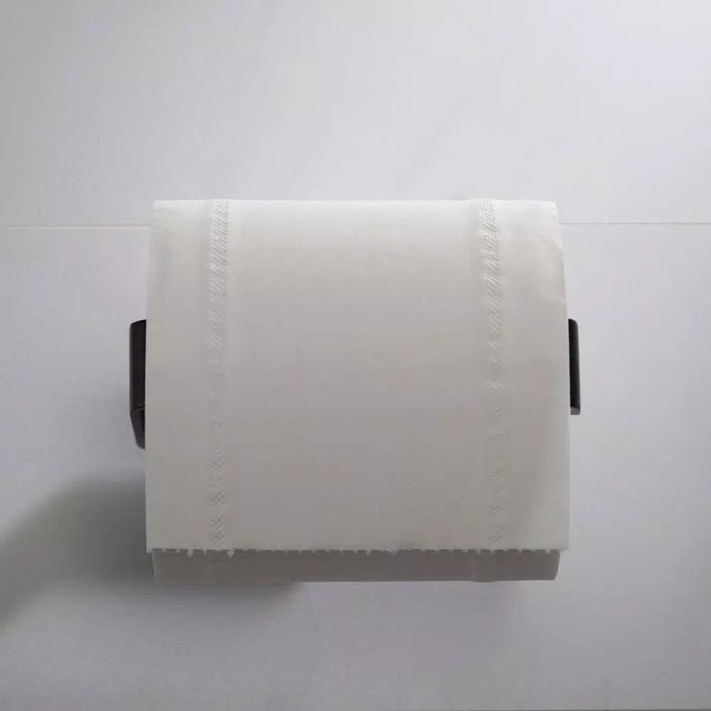 KRAUS Stelios Matte Black Solid Brass Toilet Paper Holder