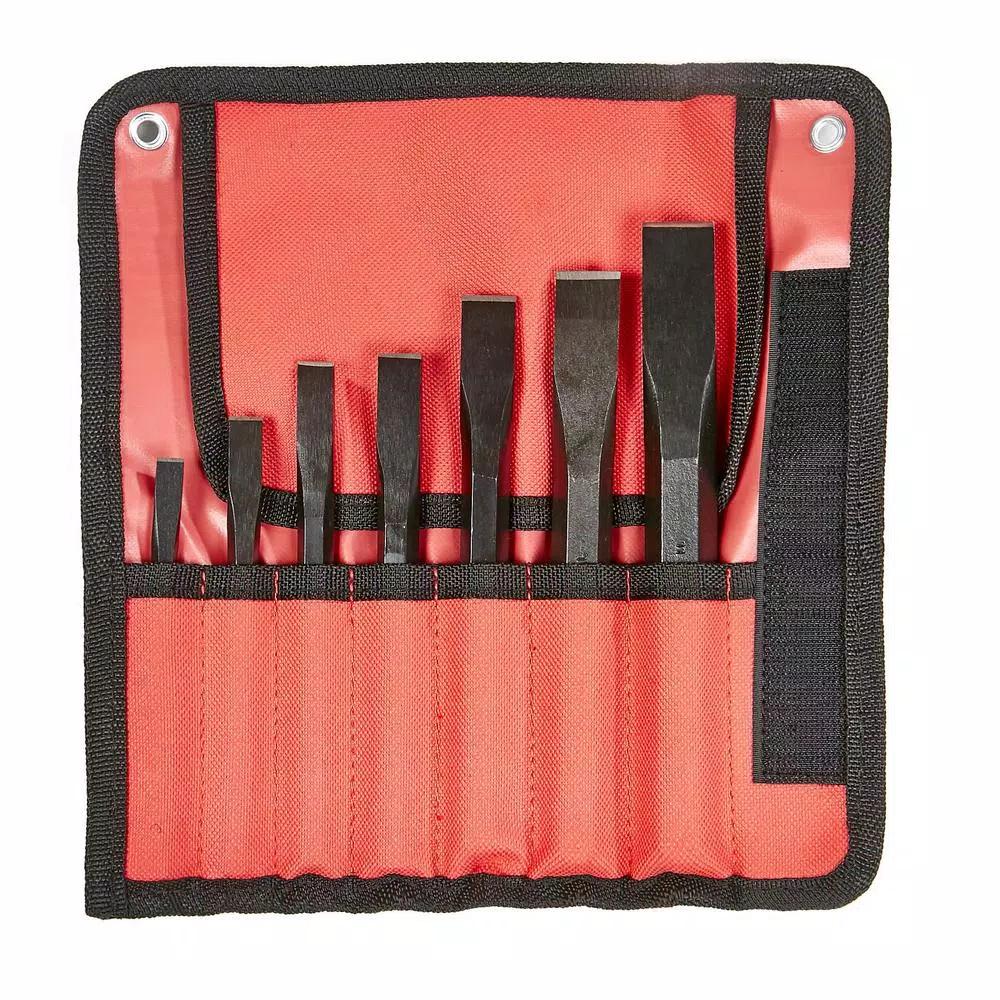GearWrench 7-Piece Cold Chisel Set with Tool Roll