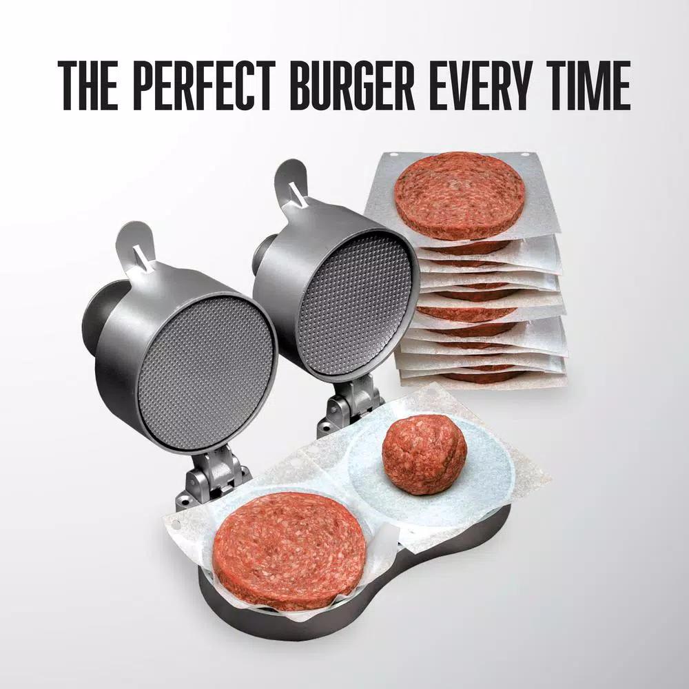 Weston Double Hamburger Press - Adjustable Aluminum Burger & Patty Maker