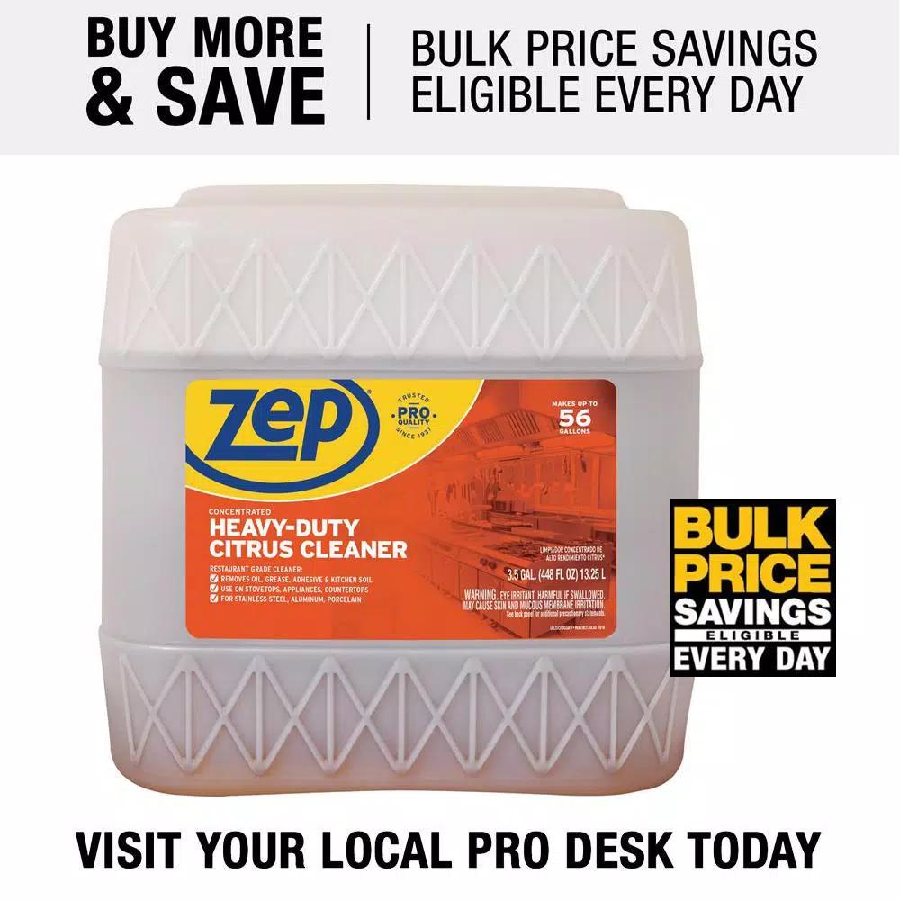 ZEP Heavy-Duty Citrus Degreaser, 3.5 Gal. Concentrated Multi-Purpose Cleaner