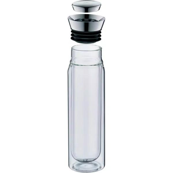 alfi .8 Qt. Double-Wall Borosilicate Glass Carafe with Stainless Steel Lid
