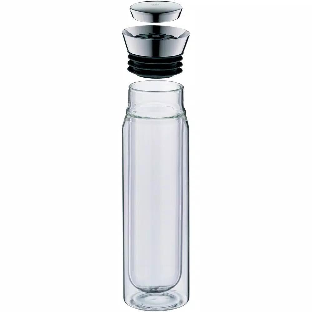 alfi .8 Qt. Double-Wall Borosilicate Glass Carafe with Stainless Steel Lid