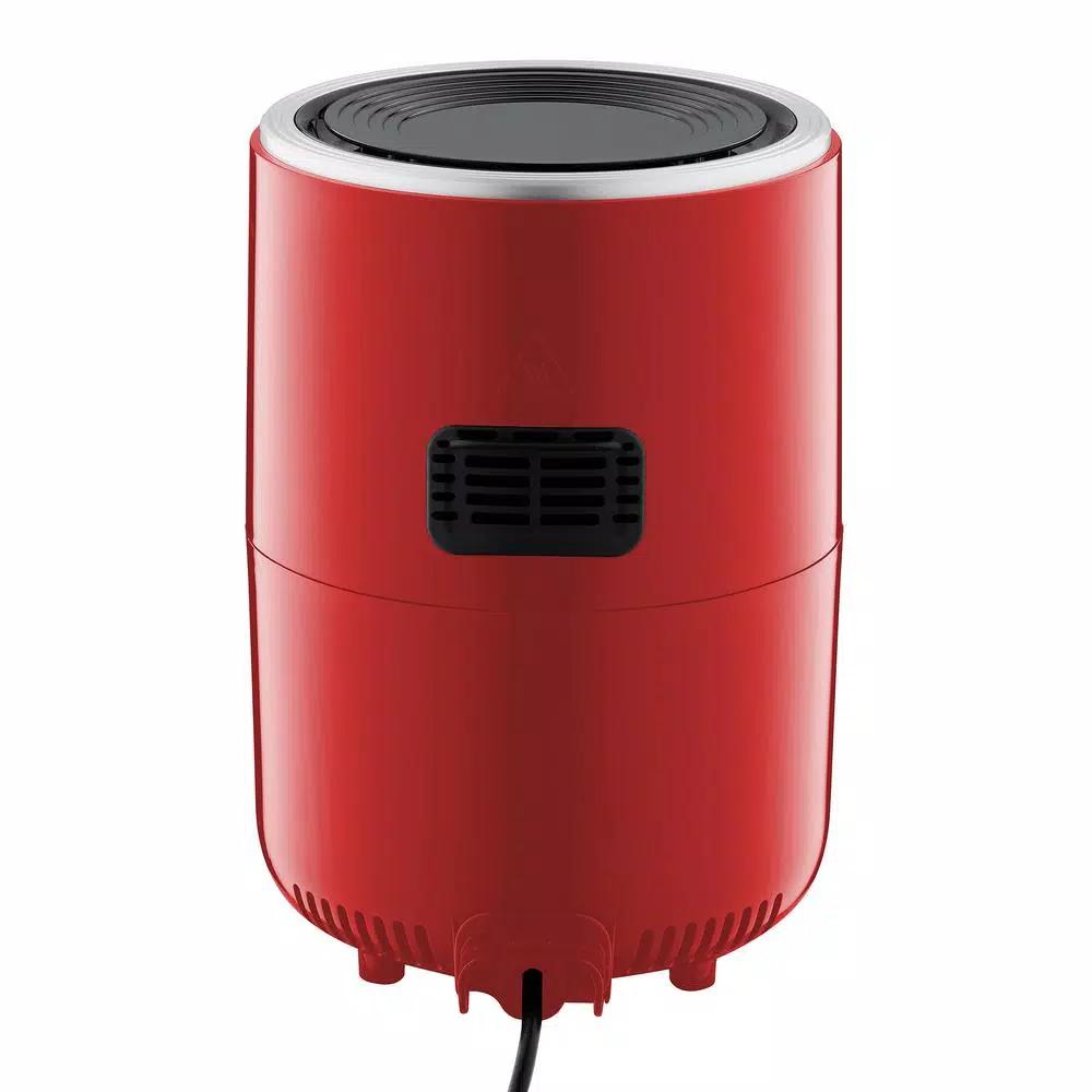 GoWISE USA 2-Qt. Mini Digital Air Fryer with Touchscreen, Red/Silver