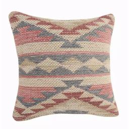 LR Home Eclectic Multi-color Southwestern Graphic Throw Pillow, 18 x 18 in, 100% Cotton thumbnail 3