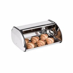 Jiallo Stainless Steel Large Bread Box, Modern Roll-Top Food Storage Container thumbnail 2