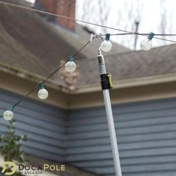 DocaPole Big-Reach Pole Hook Attachment for Extension Poles, Zinc-Coated Utility Hook for Hanging and Retrieval thumbnail 5