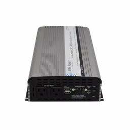 AIMS Power 1500W Modified Sine Inverter Charger with Transfer Switch, 12V DC to 120V AC thumbnail 1