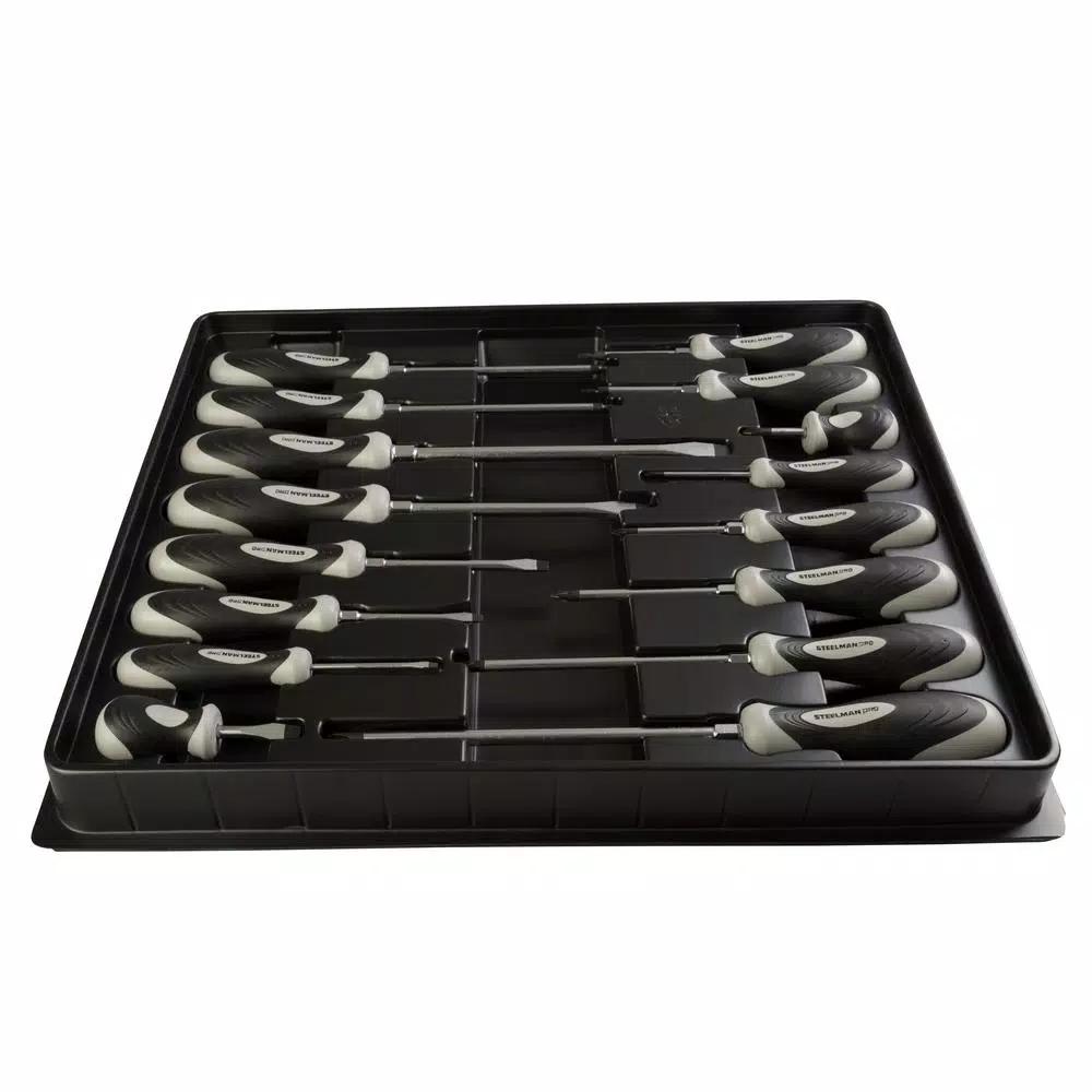 STEELMAN PRO 78460 16-Piece Slotted, Phillips, and Torx Screwdriver Set