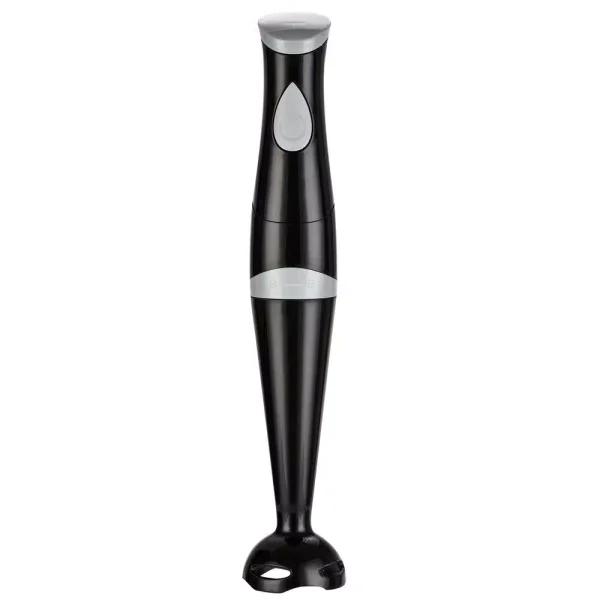 Continental Electric 150W Single Speed Black Immersion Hand Blender with Stainless Steel Blades