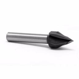 WEN 1/2 in. V-Groove Carbide Tipped Router Bit, 1/4 in. Shank thumbnail 1