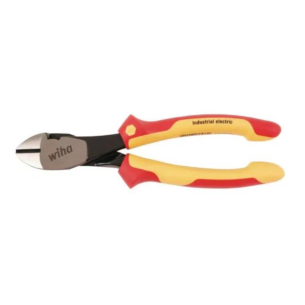 Wiha 8 in. Insulated High Leverage Diagonal Cutters, 1000V VDE Certified