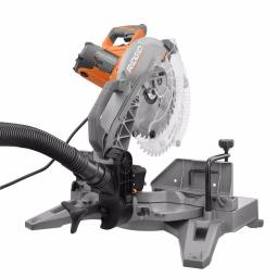 RIDGID 12 in. 15 Amp Dual Bevel Corded Miter Saw with LED and Universal Mobile Stand Kit thumbnail 5