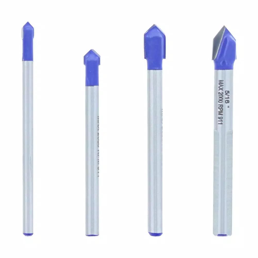 Avanti Pro AvantiPRO Carbide Tipped Glass and Tile Drill Bit Set, 4-Piece