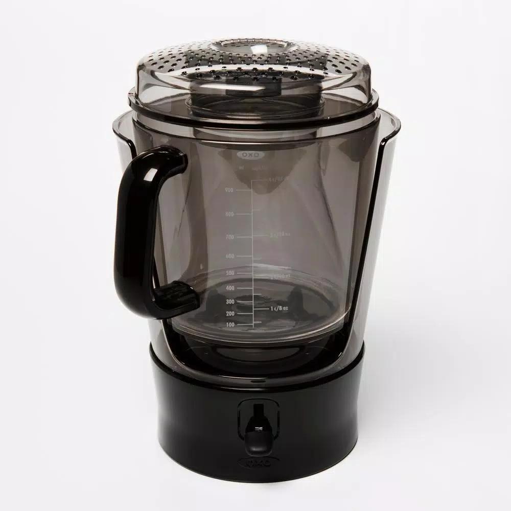 OXO Good Grips 4-Cup Cold Brew Drip Coffee Maker with Stainless Steel Filter, Gray
