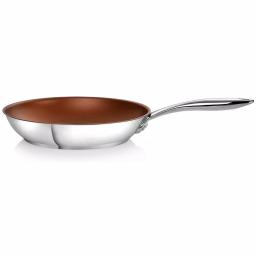 Ozeri Earth Pan ETERNA 12 in. Stainless Steel Nonstick Frying Pan, Bronze thumbnail 8