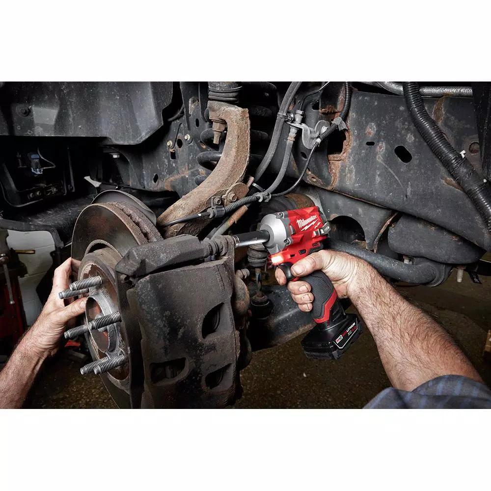 Milwaukee M12 FUEL 12V Cordless 3/8 in. Ratchet, Impact, and Inflator Combo Kit (Tool-Only)