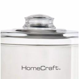 HomeCraft 30-Cup Stainless Steel Electric Coffee Urn with Reusable Filter thumbnail 2